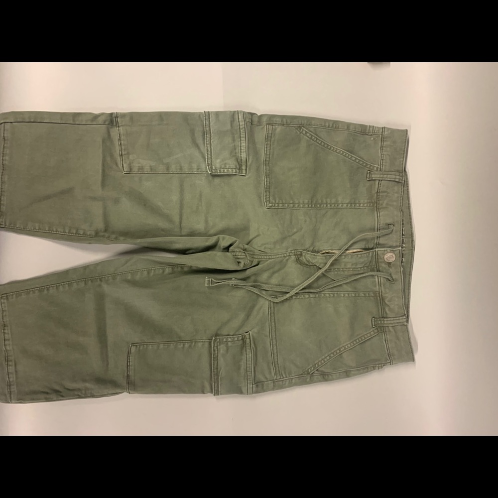 American Eagle Olive Cargo Utility Pants